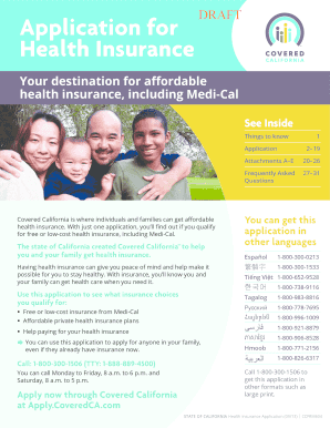 California Health Insurance Application