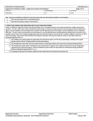 Certificate of Installation CF2R-MCH-29-H