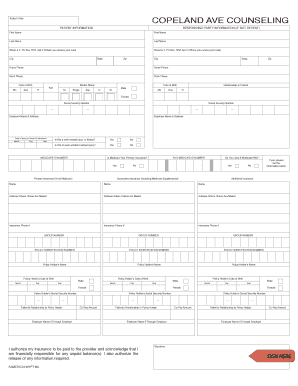 Patient Information Form