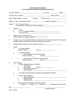 Motion for Relief from Stay