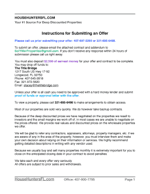 Florida Real Estate Purchase Agreement