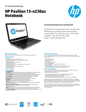 HP Pavilion 15-n230us Notebook - Hewlett Packard