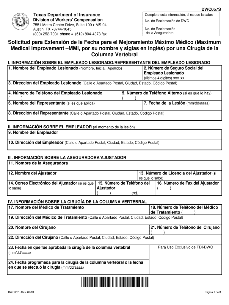 Solicitud para Extensin de la Fecha para el Mejoramiento Mximo bb Vista previa en la página 1