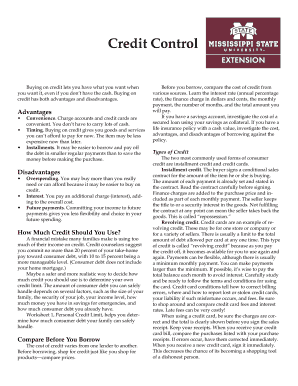 Credit Management Guide