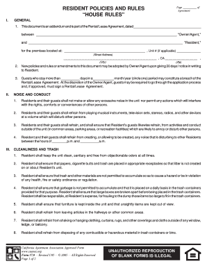 California Residential Lease Addendum
