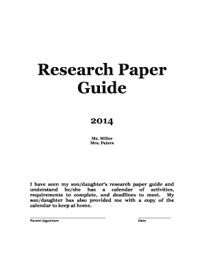Research Paper Guide