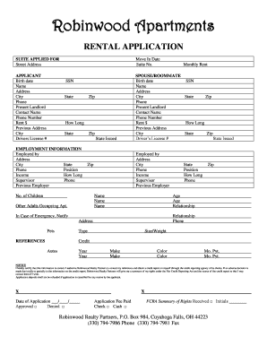 Rental Application