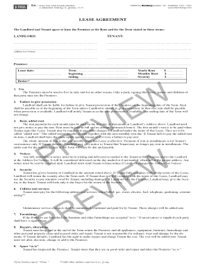 New York Residential Lease Agreement