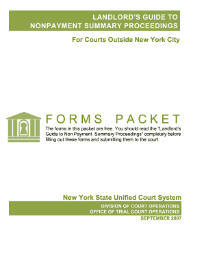 Landlord's Guide to Nonpayment Summary Proceedings