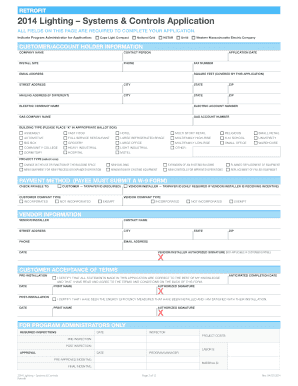 2014 Lighting Systems & Controls Retrofit Application