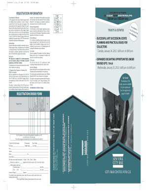 City Bar Center for CLE Registration Form