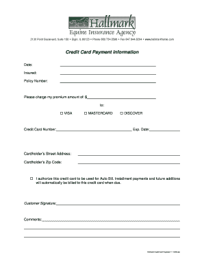 Credit Card Payment Form