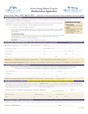 Printable Rebate Computer software Weatherization - Peoples Fuel graphic relating to Printable Rebate referred to as Printable Rebate Computer software Weatherization - Peoples Gasoline