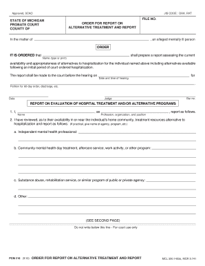 community service template