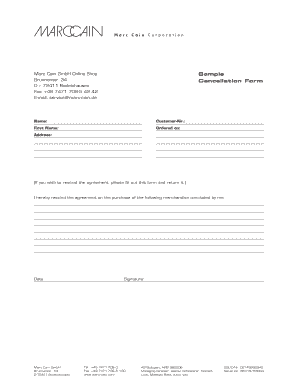 Marc Cain GmbH Widerrufsformular