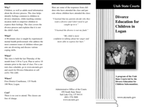 Divorce Education for Children