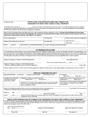 Assessment of Bona Fide Agricultural Property - Chatham County ...