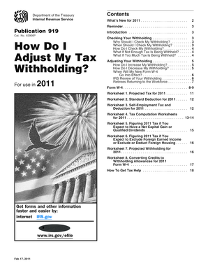 IRS Publication 919