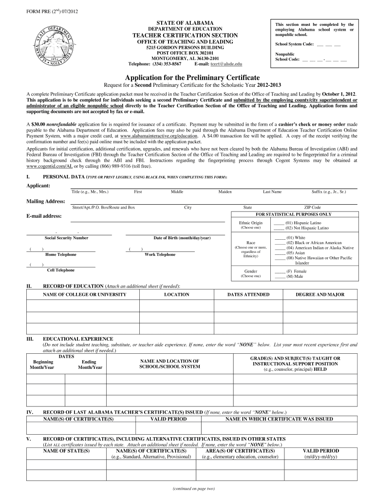 Form preview