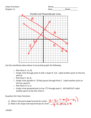 Linear Functions Homework