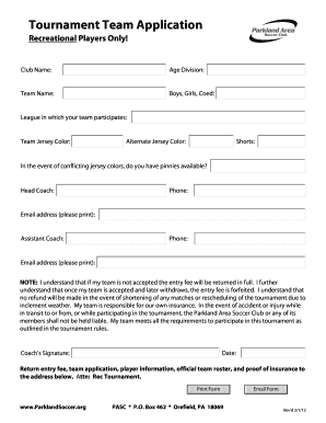 Customers feedback form - soccer club satisfaction survey