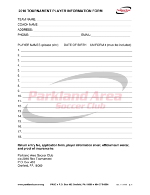 125 printable soccer team roster template forms fillable player roster template