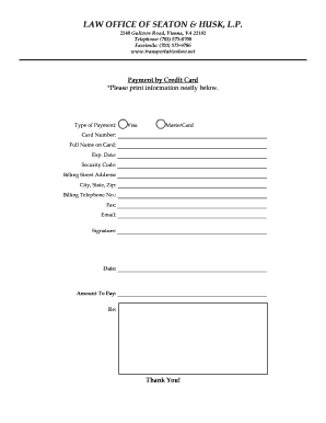 Credit Card Payment Form