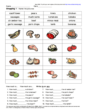 ESOL Entry 1 Shopping - Reading Writing Speaking And Listening UK Adult
