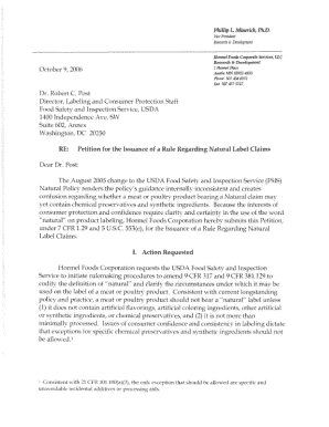 Fillable Online fsis usda When do the labeling requirements of the Food ...