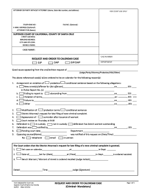 SUPCR Request and Order to Calendar Case - santacruzcourt