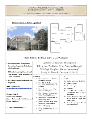 Residential Lease Application