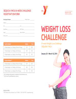 WEIGHT LOSS CHALLENGE - ymcasv