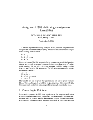 static single assignment book pdf