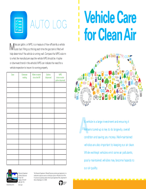 Vehicle Care for Clean Air