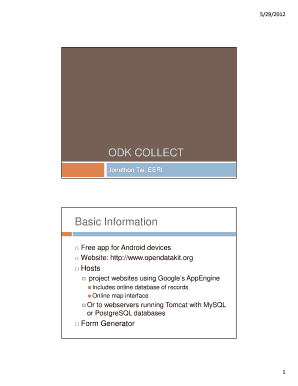 ODK Collect Form Template