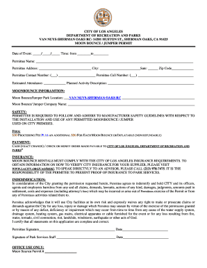 Moon Bounce Jumper Permit