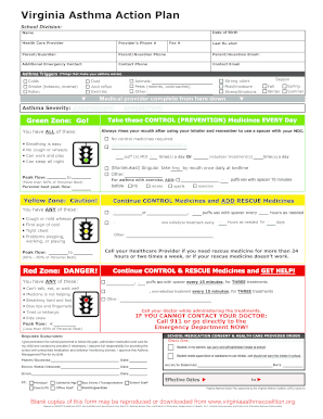 Asthma Treatment Plan
