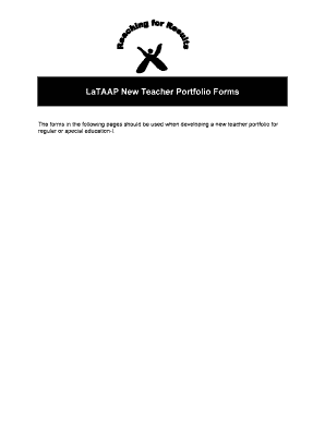 Louisiana Teacher Portfolio Permission Form