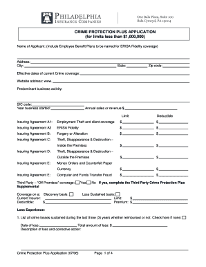 Crime Protection Plus Application