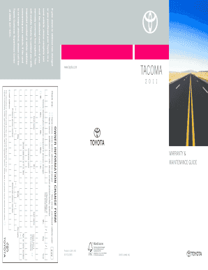 Toyota Owner Information Change Form