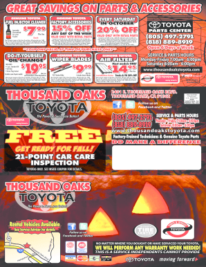 Toyota Service Coupon