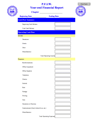 Year-End Financial Report