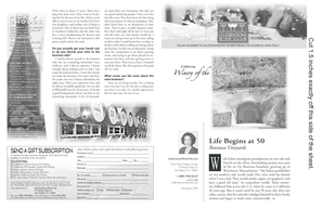 Celebrations Wine Club Subscription Form