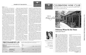 Celebrations Wine Club Membership Form