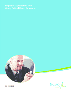 Employer’s Application Form for Group Critical Illness Protection