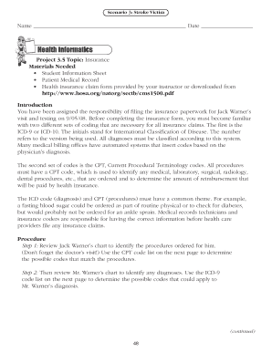 Health Insurance Claim Form