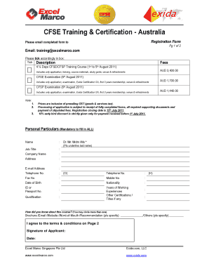 CFSE Training amp Certification - Australia - Exida