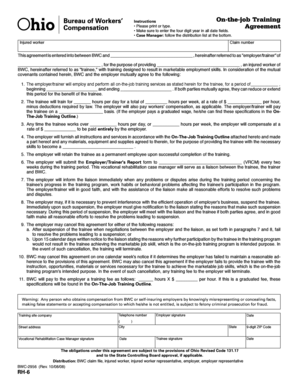 On-the-Job Training Agreement
