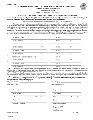 Employee's Choice of Physician (C-42) - Summit