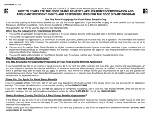 New York Food Stamp Benefits Application